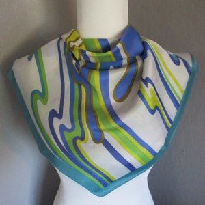 Abstract swirls scarf